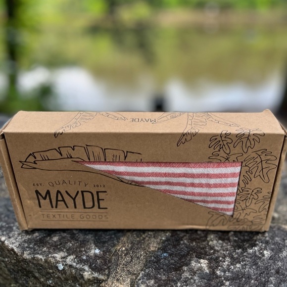 Mayde Other - New Mayde Home Travel Bath 'Beach towel’ NWT 100% Natural cotton lightweight